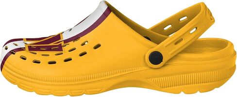 FOCO Kansas City Chiefs NFL Mens Team Stripe Clog with Strap - XL in Saudi Arabia