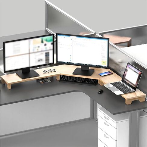 Computer Monitor Riser，Monitor Stand Riser， Living Room Classroom Triangle Computer Stand for Saving Space in Saudi Arabia