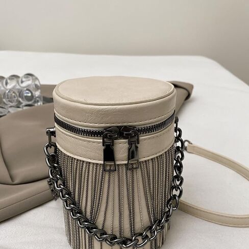 Y2K Punk Bag Tassel Totes Gothic Fringe Bag Women Shoulder Funky Bags Sourpuss Rock Fashion Crossbody Handbag in Kuwait