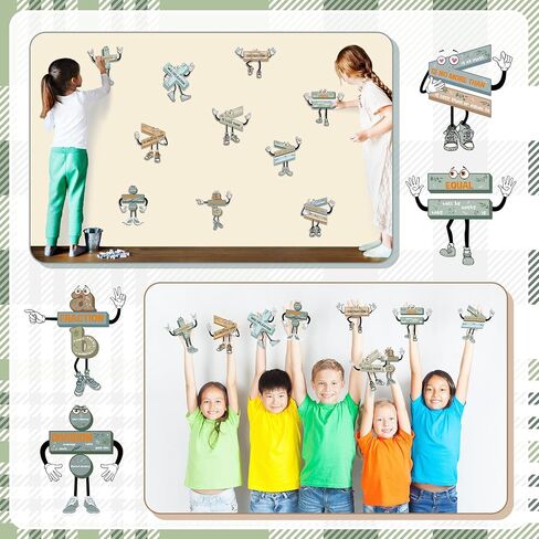 AmazingSpark 10 Set Eucalyptus Math Posters for Classroom Large Math Keyword Symbol Bulletin Board Cutouts Educational Mathematics Vocabulary Tools for Teacher Back to School Wall Decor in Saudi Arabia