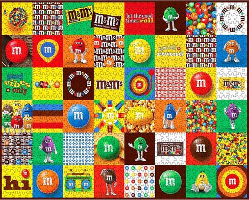 White Mountain M & M Fun Puzzle 1000 Piece Vintage Jigsaw Puzzles for Adults and Families in Saudi Arabia