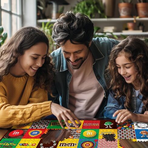 White Mountain M & M Fun Puzzle 1000 Piece Vintage Jigsaw Puzzles for Adults and Families in Saudi Arabia
