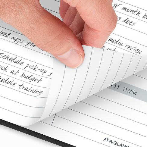 AT-A-GLANCE® 2026 Open Scheduling Weekly Planner, Black, Medium, 6 3/4" x 8 3/4" in Saudi Arabia