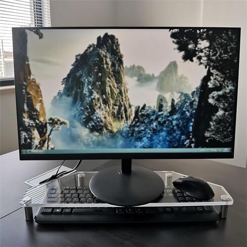 Computer Monitor Riser，Monitor Stand Riser， Space Saving Corner Monitor Risers for Classroom/Meeting Room(35x20x5.5cm (13.8x7.8x2.2in)) in Saudi Arabia