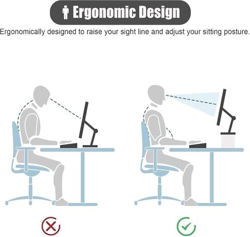 Monitor Stand Riser，Computer Monitor Riser， Multifunctional Desktop Corner Stand with Storage, Solid Wood Printer Tablet Holder(9cm (3 1/2")) in Saudi Arabia