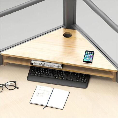 Monitor Stand Riser，Computer Monitor Riser， 2 Tiers Corner Laptop Stand Save Space, Ergonomic Computer Riser in Saudi Arabia