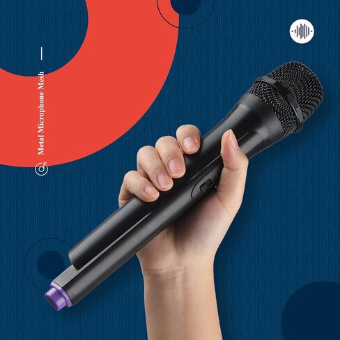 Zubebe 4 Pack Fake Microphone Prop Bulk, Halloween Pretend Microphone, 10.4 Inch Realistic Plastic Mics Toy for Karaoke Stage Swift Costume Cosplay Party Favor Birthday Classroom Activities Supplies in Saudi Arabia