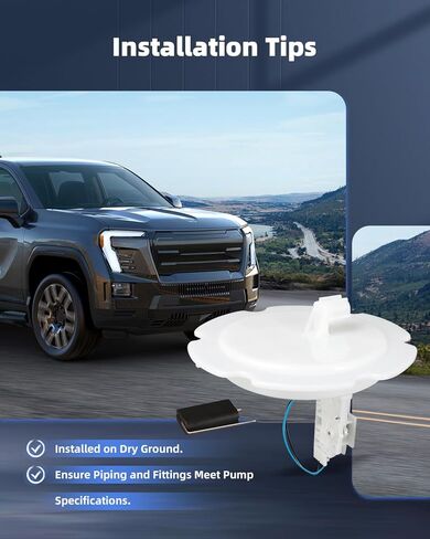 ECCPP Electric Fuel Pump Module Assembly w/Sending Unit Replacement for Hyundai Accent for Kia RIO RIO5 2006 2007 2008 2009 2010 2011 L4 1.6L E8730M in Kuwait