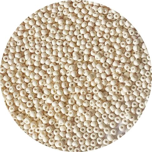Bala & Fillic Size 2mm Seed Beads 9500pcs/100 grams في كيس 12/0 حبات بذرة سوداء صغيرة لصنع قلادة حلق المجوهرات (أسود) in Kuwait