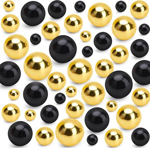 Red Orange Faux Pearl Beads Thanksgiving Fall Decor Vase Fillers for Centerpieces 180 Pcs, Glass Vases for Centerpieces Fall Vase Filler Party Table Decorations 8/14/18/20mm in Kuwait