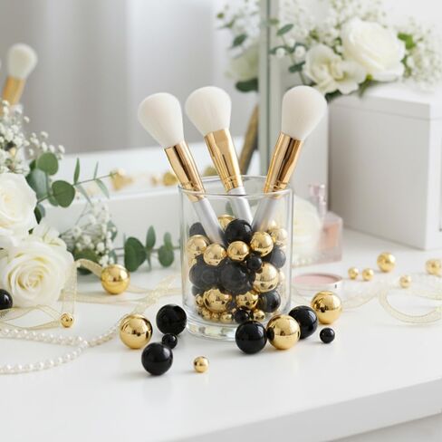 Red Orange Faux Pearl Beads Thanksgiving Fall Decor Vase Fillers for Centerpieces 180 Pcs, Glass Vases for Centerpieces Fall Vase Filler Party Table Decorations 8/14/18/20mm in Kuwait