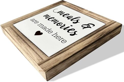 Inspirational Wood Signs, Box Wood Plaques Desk Décor, Gallery Wood Decor Sign, Farmhouse Table Decor, Rustic Office Decor, Home Decor for Shelf, If My Mouth Doesn't Say It My Face Definitely Will in Saudi Arabia