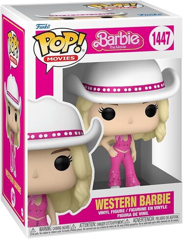 فونكو بوب! الأفلام: باربي - Western Barbie - شخصية فينيل قابلة للتحصيل - فكرة الهدية - البضائع الرسمية - للأطفال والكبار - مشجعي الأفلام - نموذج نموذج لهواة الجمع والعرض in Saudi Arabia