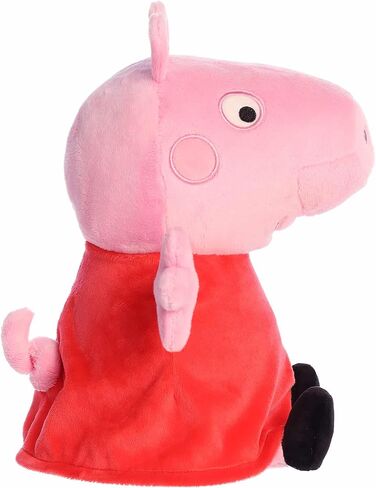 Aurora® Playful Peppa Pig ™ محشوة - ألعاب مرخصة رسميًا لجميع المعجبين - مثالية لأعياد الميلاد والبالغين والأطفال جميع الأعمار - الوردي 9 بوصات in Saudi Arabia