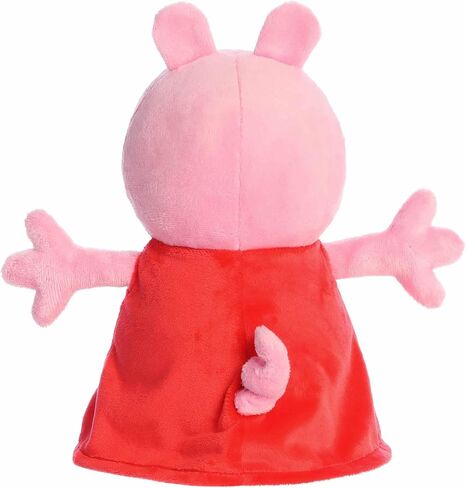 Aurora® Playful Peppa Pig ™ محشوة - ألعاب مرخصة رسميًا لجميع المعجبين - مثالية لأعياد الميلاد والبالغين والأطفال جميع الأعمار - الوردي 9 بوصات in Saudi Arabia