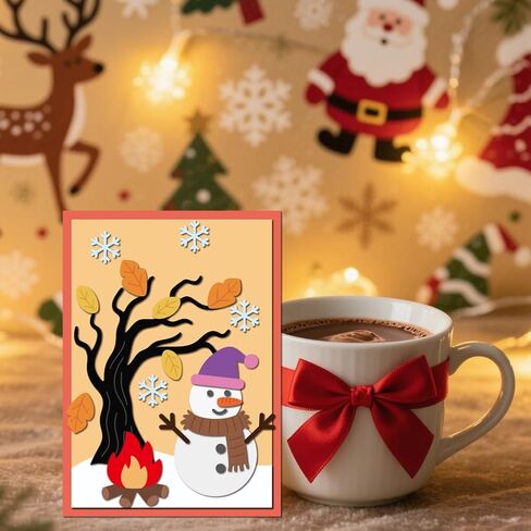 Mayjoydiy poinsettia Holly يترك القطع يموت النباتات الشتوية قطع القالب المعادن قطع pinecones ثلج ندفة النفرة القالب الكربون الفولاذ in Kuwait