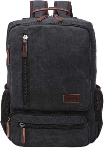 حقيبة الظهر القماشية القديمة ، مقاوم للمشي لمسافات طويلة ، حقائب الظهر Daypack Daypack للرجال والنساء يناسب 15.6 '' الكمبيوتر المحمول in Kuwait