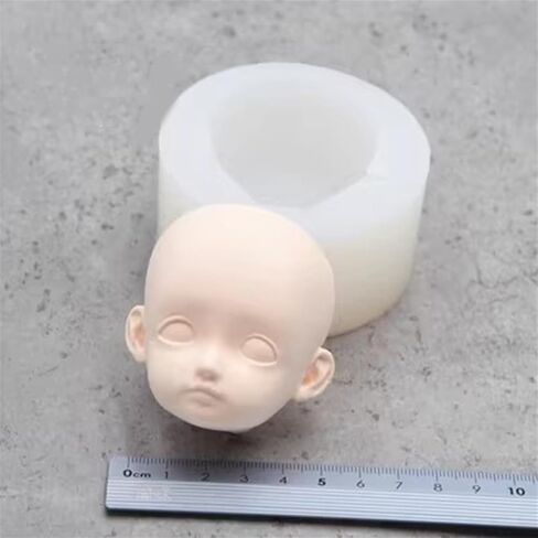 3D Doll Face Silicone Mold for Clay, Resin & More - Realistic Results - Perfect for Craft Enthusiasts & Professionals in Kuwait