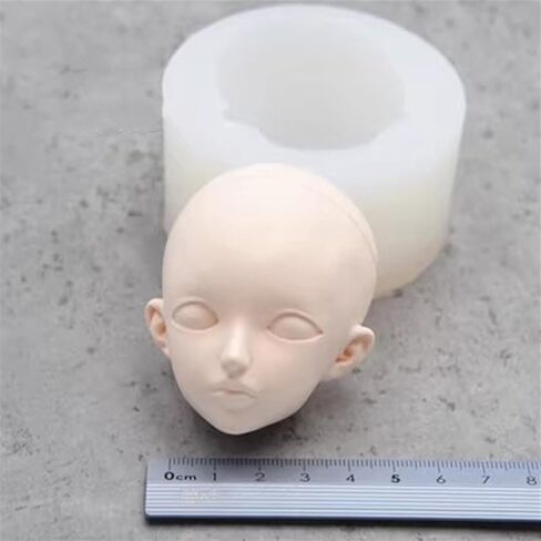 3D Doll Face Silicone Mold for Clay, Resin & More - Realistic Results - Perfect for Craft Enthusiasts & Professionals in Kuwait