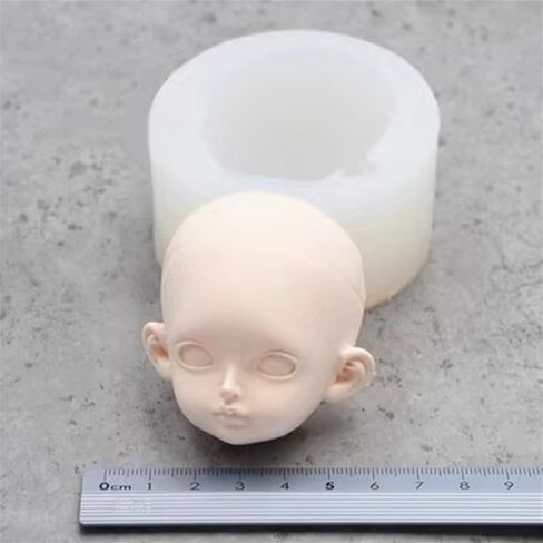 3D Doll Face Silicone Mold for Clay, Resin & More - Realistic Results - Perfect for Craft Enthusiasts & Professionals in Kuwait