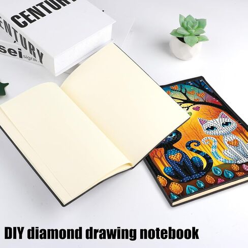 DIY Diamond Painting Notebook Kit, Theme of Pets, Special Shaped Diamond Art Notebook Journal Sketchbook for Writing & Drawing in Saudi Arabia