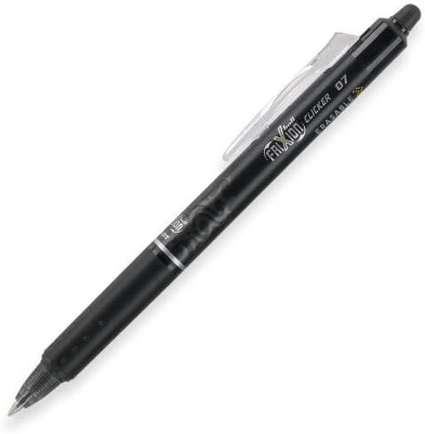 Pilot FriXion Clicker Retractable Erasable Gel Pens, Fine, Red, Blue, Black, 12 Pens in Saudi Arabia