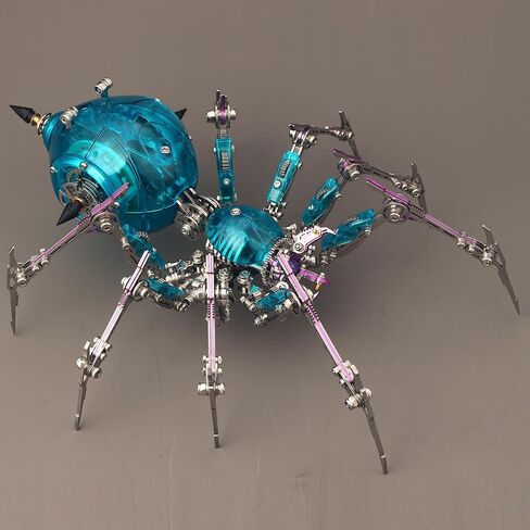 الألغاز المعدنية ثلاثية الأبعاد للبالغين ، اللغز المعدني ثلاثي الأبعاد DIY 3D Spider 602 قطع مجموعة ميكانيكية ، مجموعات طراز ثلاثي الأبعاد للبناء لعيد الميلاد in Kuwait