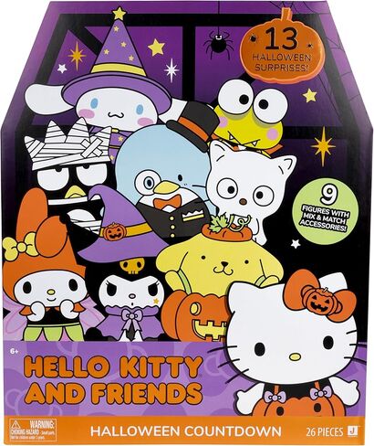 Hello Kitty® and Friends Halloween Countdown Calendar - 9 Figures with Mix & Match Accessories - 13 Seasonal Surprises - Ages 6+ in Saudi Arabia