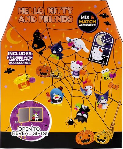 Hello Kitty® and Friends Halloween Countdown Calendar - 9 Figures with Mix & Match Accessories - 13 Seasonal Surprises - Ages 6+ in Saudi Arabia