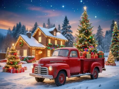 MBNTJHT Christmas Diamond Art Kits للبالغين ، و Santa Claus و Mouse 5D Round Drill Painting Kits للمبتدئين البالغين ، وحرفي اللوحة الفنية DIY للفنون المنزلية 14 × 14 بوصة. in Saudi Arabia