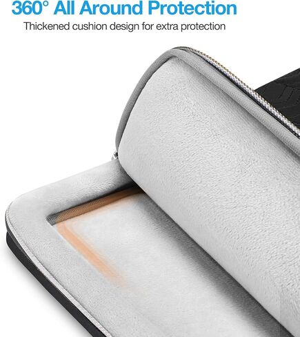 MOSISO Compatible with MacBook Air 13 inch Case 2024 2023 2022 M3 A3113 M2 A2681, Plastic Hard Case&Keyboard Cover&Screen Film&Pouch&Bag with Horizontal Pockets&Small Case&Belt, Crystal Clear&Black in Saudi Arabia