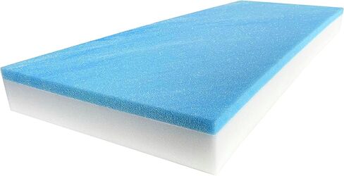 Foamrush 6 "× 22" × 32 "GEL MEMORY PEAM PENCH CUSHION PINCION PIRMINGE (رغوة تنجيد ، استبدال المقعد ، ورقة تنجيد ، حشوة مطاطية الرغوة ، الأريكة ، وسادة الأريكة ، المرتبة) مصنوعة في الولايات المتحدة الأمريكية in Saudi Arabia