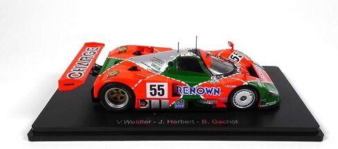 OPO 10 - 1/43 car Compatible with Mazda 787B #55 Winner Le Mans 1991 - Weidler-Herbert-Gachot - Spark 1/43 for Hachette Japan 02 in Saudi Arabia