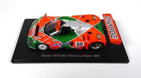 OPO 10 - 1/43 car Compatible with Mazda 787B #55 Winner Le Mans 1991 - Weidler-Herbert-Gachot - Spark 1/43 for Hachette Japan 02 in Saudi Arabia