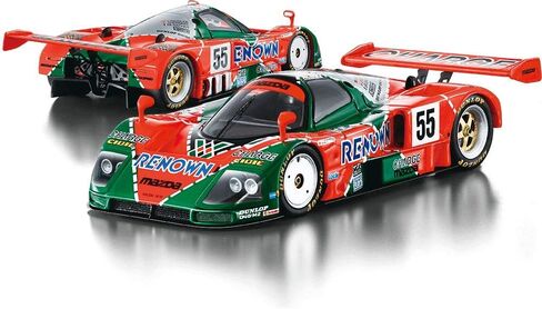 OPO 10 - 1/43 car Compatible with Mazda 787B #55 Winner Le Mans 1991 - Weidler-Herbert-Gachot - Spark 1/43 for Hachette Japan 02 in Saudi Arabia