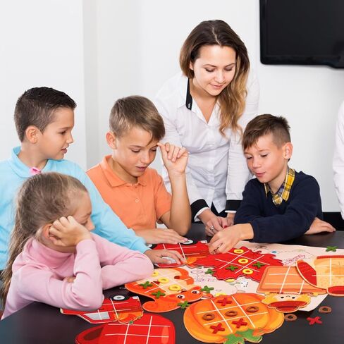 Capoda 24 Pack Fall Party Favors Pumpkin Maple Strategic Board Game Autumn Adumn Desciving Desk Toys for Fall Goody Bag Stuffers Autumn Birthday Party Gift (لطيف) in Saudi Arabia