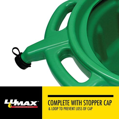 LUMAX Green 3.75 Gallon Plastic Oil Drain Pan, LX-1631 in Kuwait
