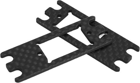 plplaaoo 2PCS Lightweight Carbon Fiber Servo Adapter Plate for VS4-10 PRO | Servo Mount Upgrade for 1/10 Scale RC Cars | Enhances Steering Compatibility and Performance in Saudi Arabia
