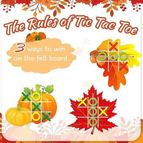 Capoda 24 Pack Fall Party Favors Pumpkin Maple Strategic Board Game Autumn Thanksgiving Desk Game Toys for Fall Harvest Goody Bag Stuffers Autumn Birthday Party Gift (Cute) in Kuwait