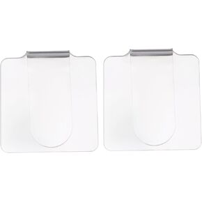 Handheld Acrylic Nail Palette Set 2pcs Makeup Color Mixing Trays for Salon Professionals and Home Use in Saudi Arabia