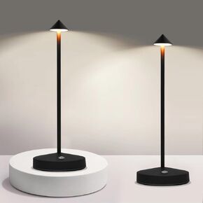 2 Pack Rechargeable Table Lamps,Upgraded Portable LED Cordless Desk Lamp, 6000mAh Battery Operated Table Light,3 Color Stepless Dimmable Night Light for Restaurant/Indoor/Outdoor in Saudi Arabia