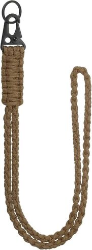 Paracord Lanyard ، 550 Keychain Lanyard Netclace Necklace Keychains حزام معصم مضفر للرجال للنساء في الهواء الطلق على قيد الحياة مفاتيح صافرة معرف الحبل الشارات (Orange in Kuwait