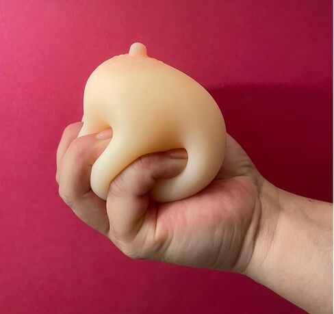 Soft Silicone Squishy Stress Ball - Funny Adult Gag Gift for Stress Relief, Perfect for Bachelor Party or Birthday Gift in Saudi Arabia