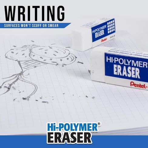 Pentel Writing Essentials 10 Pack-4 أقلام Energel Gel ، 2 Pencils Mechanical Pencils III III 0.7mm ، و 2 Hi-Polymer Clock ، و 2 Hi-Polymer Lead 0.7 مم HB in Saudi Arabia