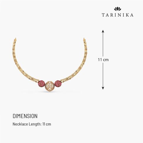 TARINIKA Sterling Silver Round Choker Necklace with Hasli-style tribal Design - Silver Chain Necklace for Women | Perfect for Ethnic occasions | Indian jewelry sets for women in Saudi Arabia
