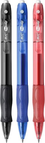 Bic Gel-ocity Original Gel Ink Pens - Assorted Colours, Pack of 3 in Saudi Arabia