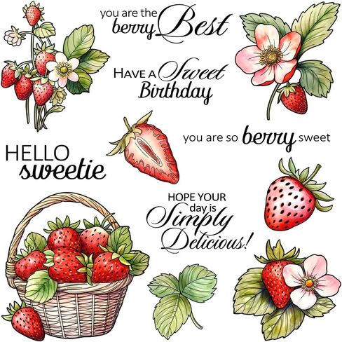 Christmas Clear Stamps Poinsettia Xmas Gifts Transparent Silicone Stamp Ink Stamps Seal for Card Making DIY Scrapbooking Decoration Photo Album Crafts 5.9x7.87inch (Christmas) in Saudi Arabia