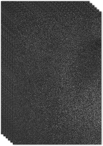Patikil 2mm (1/10 ") ورقة الرغوة اللامعة غير اللاصقة 16x24inch (40x60cm) الأحمر الداكن ، إيفا لامعة الرغوة للحرف ، 6 أجزاء in Saudi Arabia