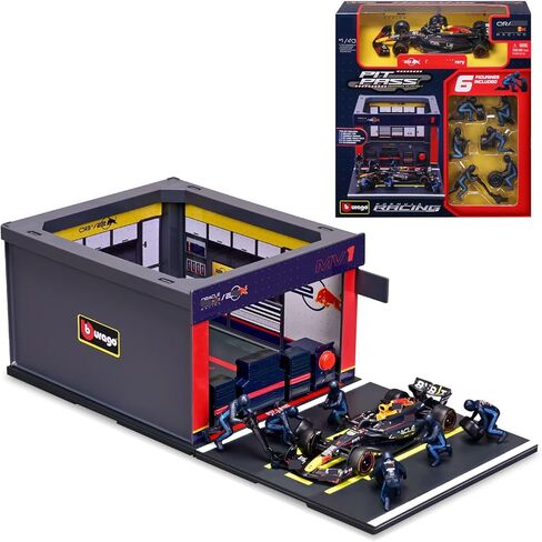 1/43 F1 RB20#1PIT STOP Series Model Mody Mode مع 6 شخصيات من طاقم الحفرة ، مركبة قابلة للتحصيل للعشاق هدية in Kuwait