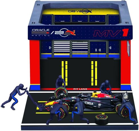 1/43 F1 RB20#1PIT STOP Series Model Mody Mode مع 6 شخصيات من طاقم الحفرة ، مركبة قابلة للتحصيل للعشاق هدية in Kuwait